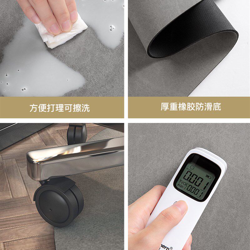 圆形地毯电脑椅地垫办q公室滚轮椅静音防滑垫书房卧室沙发吊篮垫