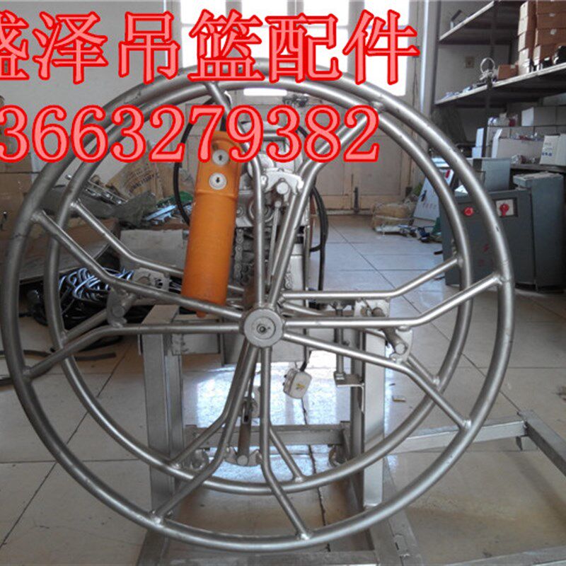 收绳器手动电动卷j绳机电动吊篮钢丝绳线材电缆收绳器手摇缠盘绳