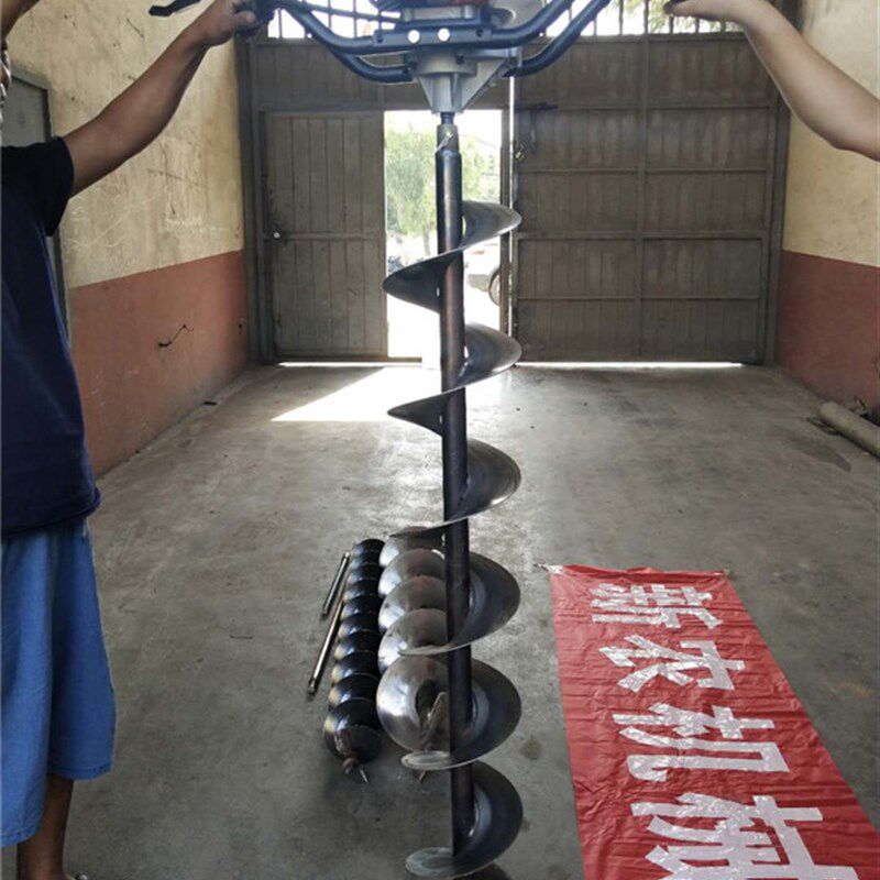 清桩芯掏土机带支架管桩掏泥手动螺旋V钻挖孔桩工具