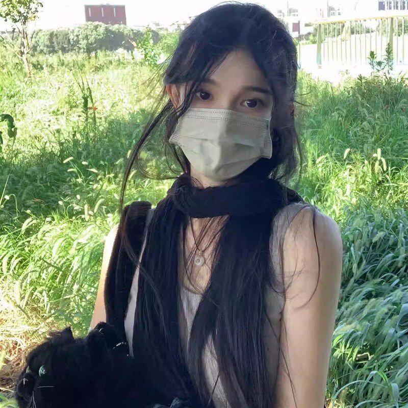 春秋围巾女款披肩围脖棉麻丝巾系脖保暖透气2024新款韩系氛围感
