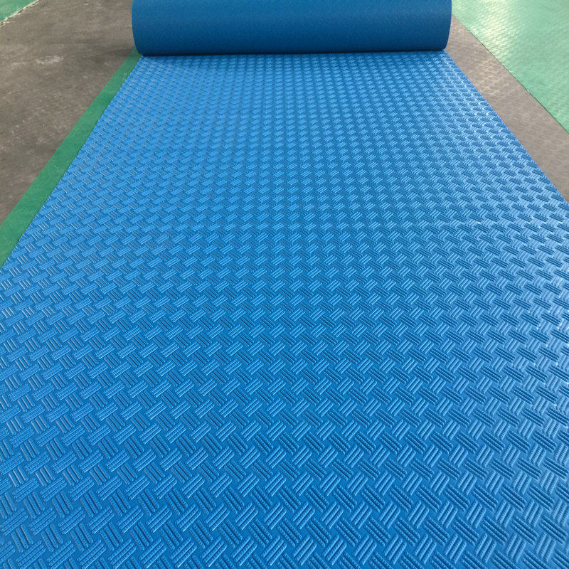 PVC防水牛津防滑垫工厂u仓库地毯塑料地板室外楼梯校园走廊地胶垫