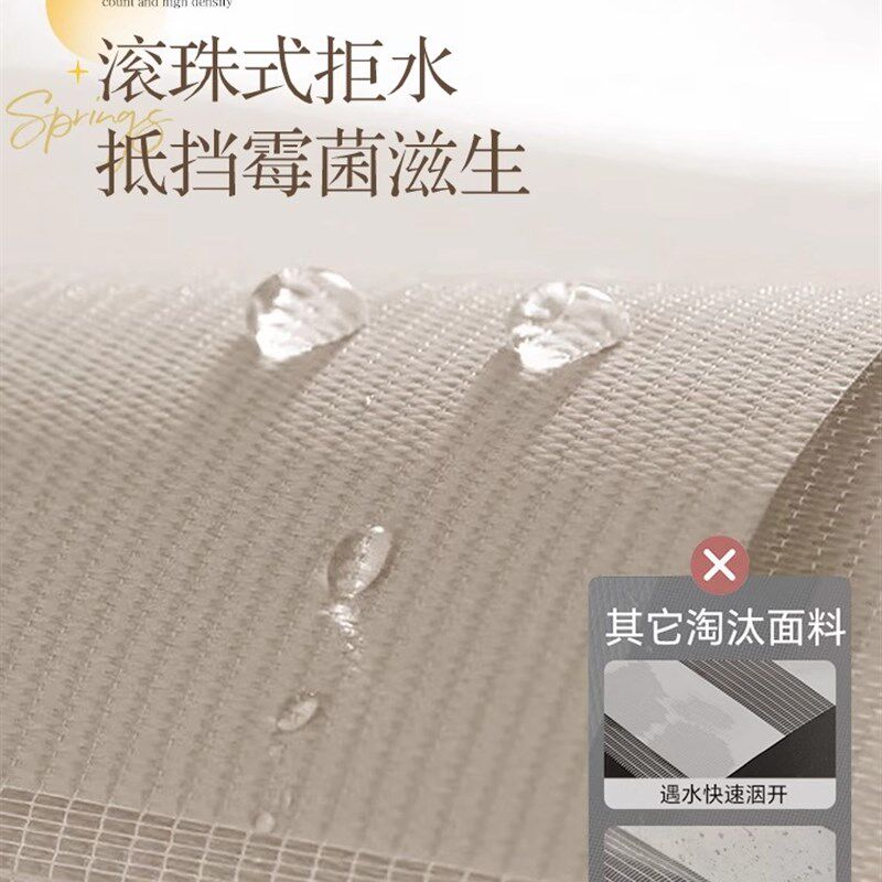 2025新款百叶柔纱窗帘免打孔安装卫生间卧室S防水防霉窗户卷帘