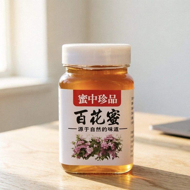 2斤【支持检测】深山农家自产土蜂蜜天然原生态百花蜜