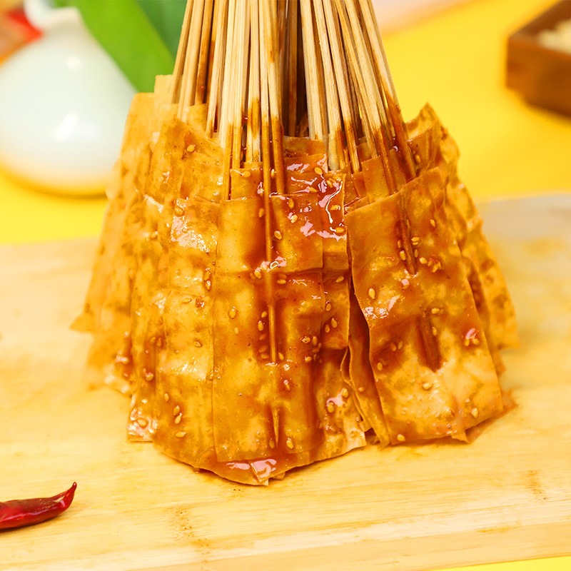 【串多多】老式豆皮串校门口的味道东北童年回忆
