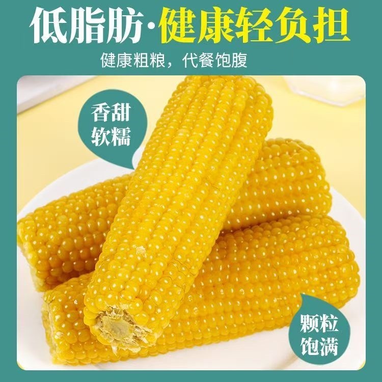 【试吃3根】黄糯玉米 整箱10根 东北黑土地种植 软糯香甜代餐