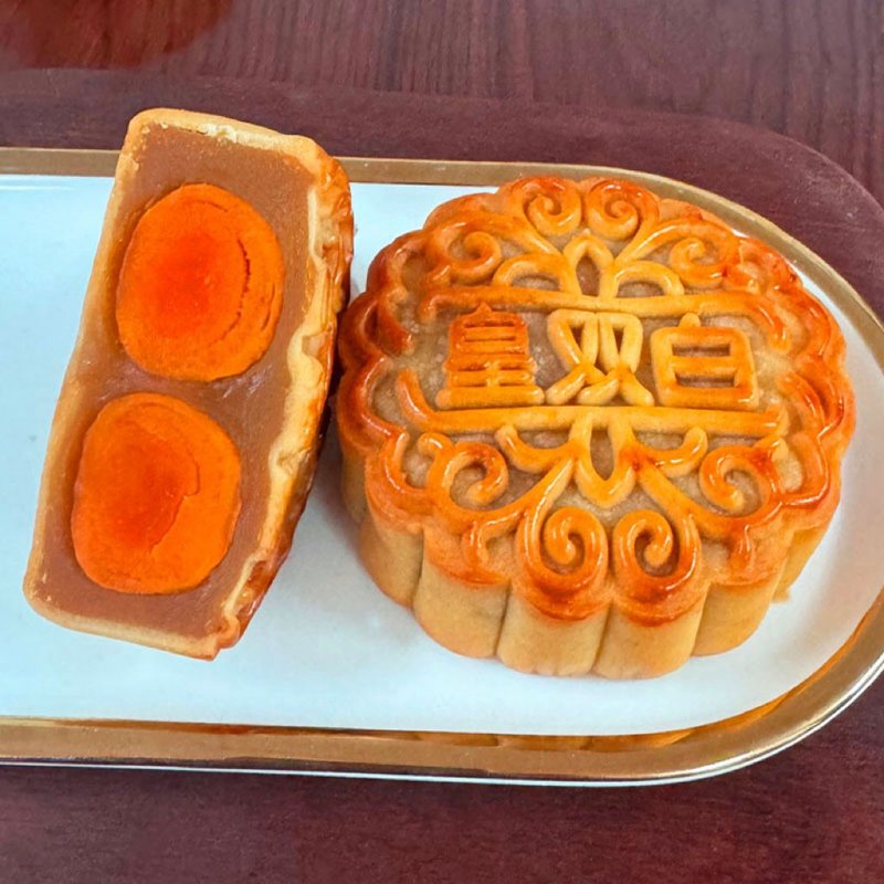 皇双皇酒家广州广式双黄白莲蓉月饼散装礼盒装 多口味月饼散装