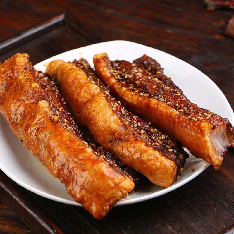 重荣脆皮五花肉烤肉解馋小零食加热即食下酒菜品肉类熟食