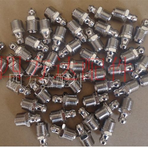 镀镍通用黄油嘴枪嘴枪头1分2分油咀m6m8m10m12m14直弯头直销