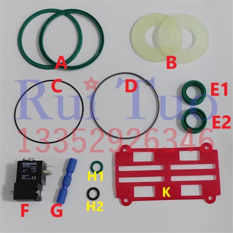 CD102气缸胶圈 密封垫 减震垫气封轴 海德堡合压气缸密封圈维修包