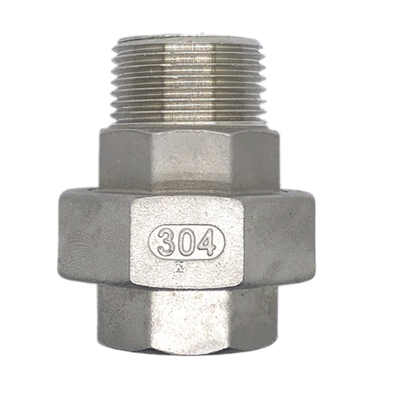 304不锈钢内外丝活接头平面/锥座锥面内外牙由任油宁 4分6分1寸