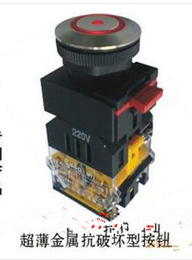 LA160-22A2-11D南京双科金属不锈钢点动按钮带灯开关复位LED22mm