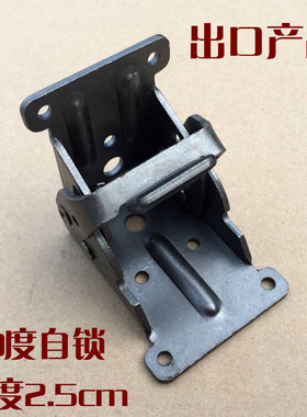90度自锁折叠合页古铜色黑房车铰链床桌椅板家具五金配件折叠