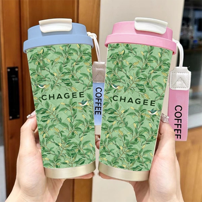 霸王茶姬周边保温杯女生高颜值大容量办公室2025新款ins风水杯子