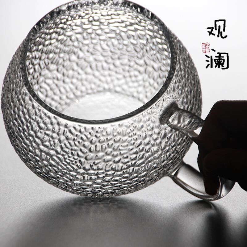 带杯子把耐热家用便携玻璃大容量男女喝水水杯随手茶冷杯办公室