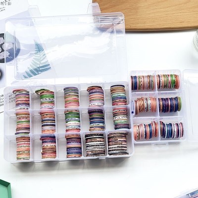 出血线胶带出血线和纸胶带 手帐本可爱装饰素材贴纸分装手账极细