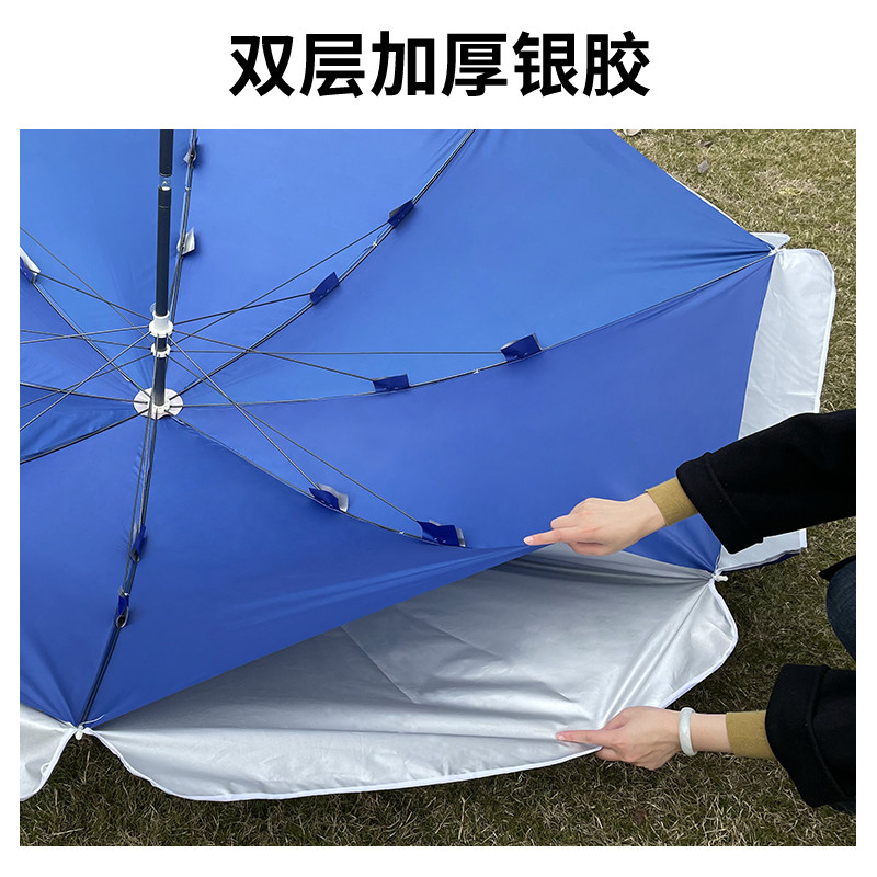 遮阳伞太阳伞户外摆摊大型圆形沙滩斜坡伞室外地摊伞做生意庭院伞