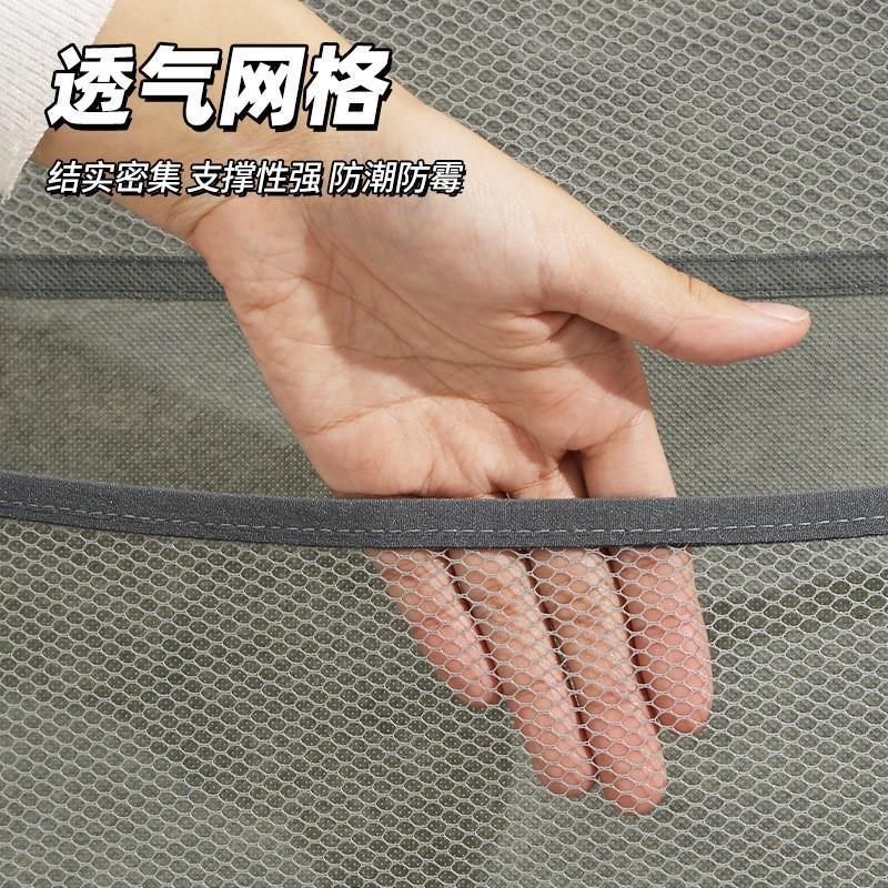 新款玩具收纳挂袋家用儿童布偶公仔网兜网袋壁挂式多层收纳神器