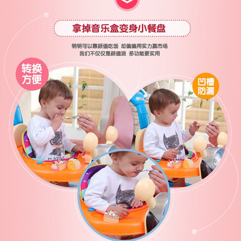 幼儿学步车可坐可推学行车防o型腿多功能防侧翻婴儿手Z推车起步车