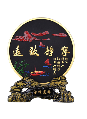 活性炭雕家居饰品客厅玄关酒柜工艺品欧式家装博古架Y装饰品摆件