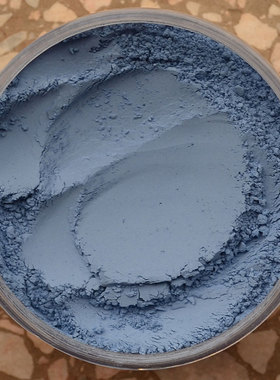 重彩100克计价工笔青金w蓝色浅蓝灰矿物400目颜料浅色国画