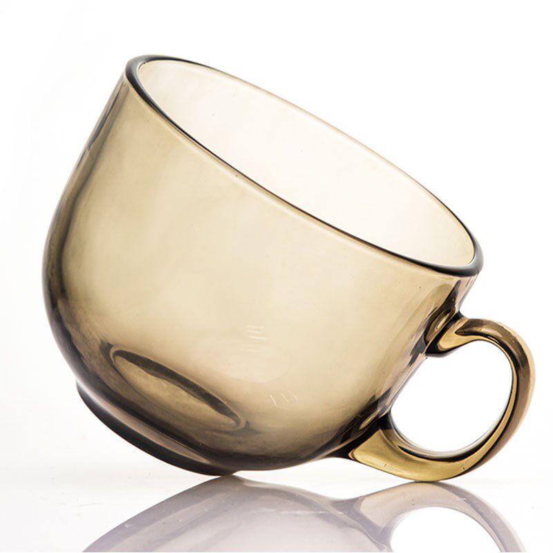 牛奶杯微波炉可加热玻璃杯带盖酸奶早餐杯泡燕麦藕粉碗隔夜燕麦杯