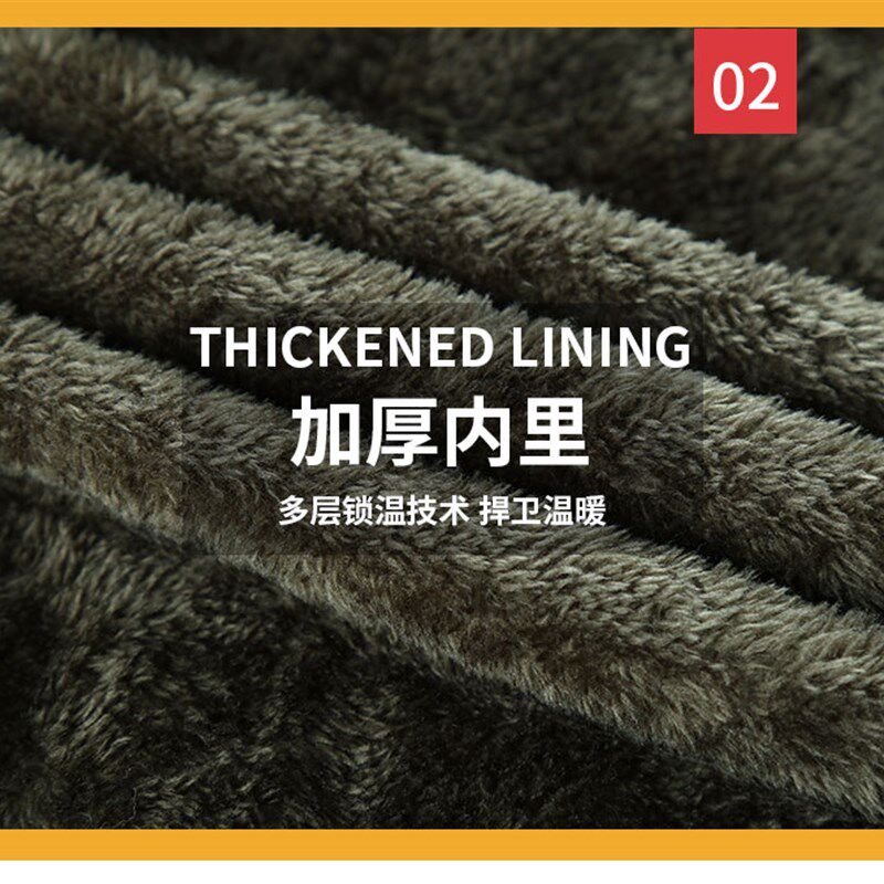 工作服棉衣加绒加厚男冬季军大衣工程保暖电焊防寒服劳保棉袄