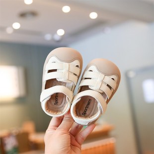 包头防滑婴儿鞋 男童学步鞋 子儿童鞋 女夏季 宝宝凉鞋 小童鞋 机能鞋