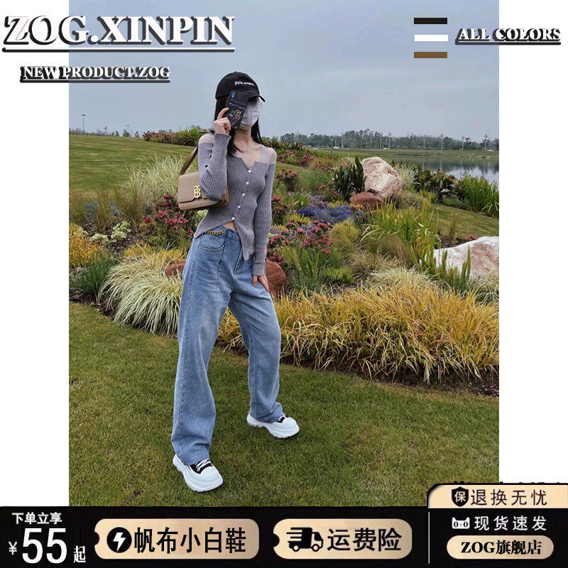 麦小白57401鞋女202款4新季松糕厚底帆布鞋增春高网红运动休昆闲
