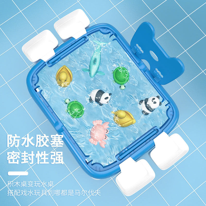 多功能儿童积木桌拼装玩具益智男孩大颗粒女宝宝画板幼儿园学习桌