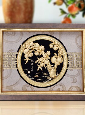毕业礼物送给学校老师桃李v满门金箔画纪念实用摆件男女教师节礼