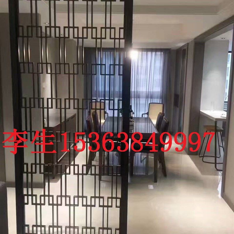 厂销不锈钢屏风隔断 不锈钢镂空屏风酒店客厅不锈钢花格屏风