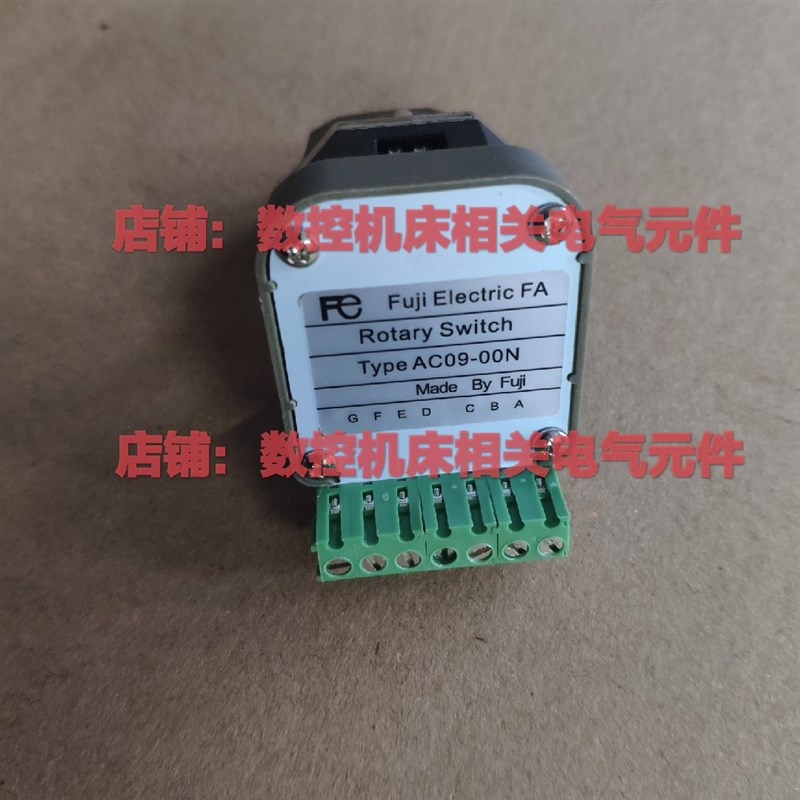 波段开关AC09-00Nz,点对点,最多6档,端子接线