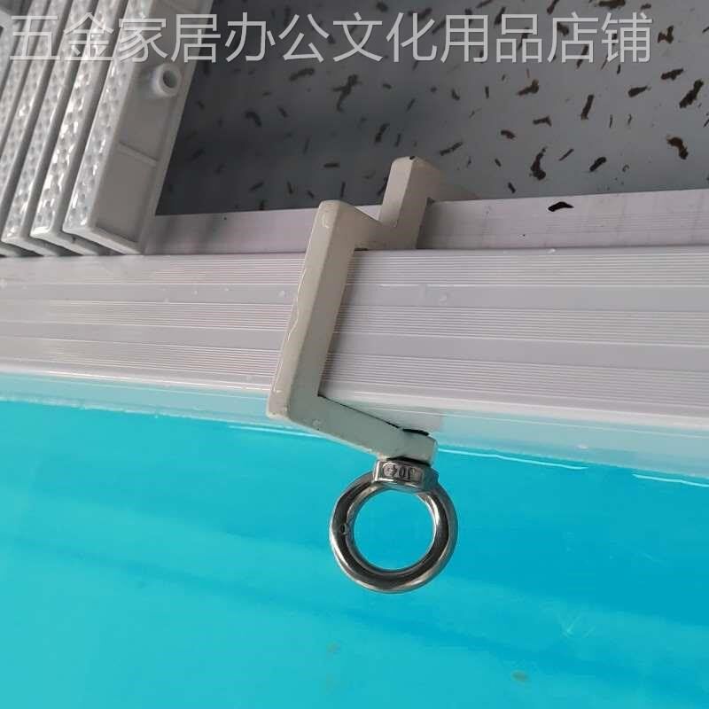 钢结构泳a池收紧器吊环泳道线固定器免打孔挂钩泳道线304不锈钢