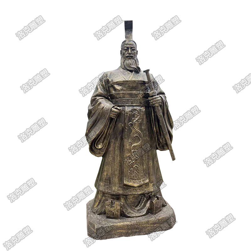 定制大型铸铜f雕塑古代仿铜人物民俗农耕校园雕像铜雕塑像装饰摆