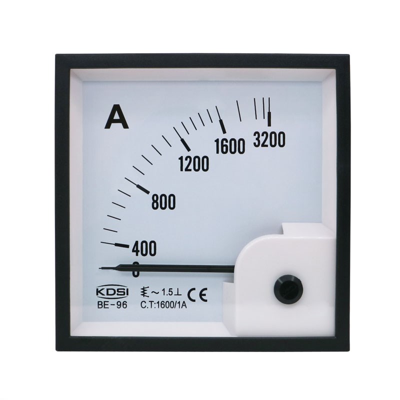 厂家供应 KDSI指针式电流表BE-96 AC10~3000/1A配电柜用交流电表