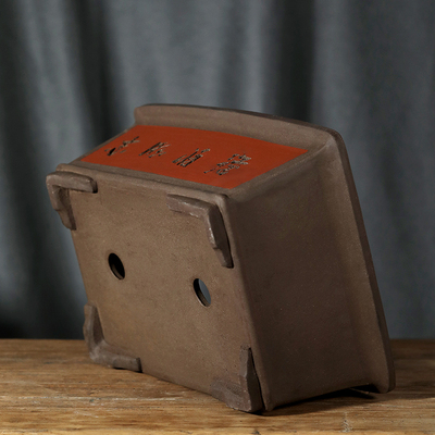 紫砂长方形花盆大口径30以上的长条型阳台专用陶瓷大花盆特价清仓