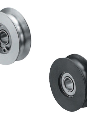 圆皮带滑轮/带轴承圆带轮/圆带惰轮MBG100-5外径100带径10孔径15