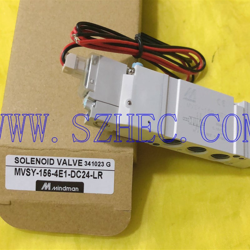 台湾金器 MINDMAN 电磁阀 MVSY-156M-4E1-DC24V MVSY-156-1A 正品