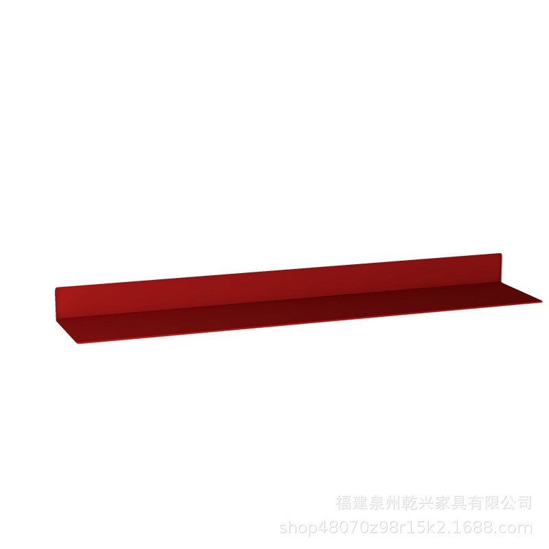 铁艺带灯金属隔i板展示架简约壁挂书架产品发光一字层板墙上置物