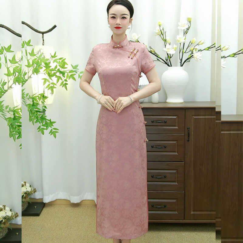 2024旗袍女新款夏季改良新中式年轻显瘦日常可穿长款高端气质时尚