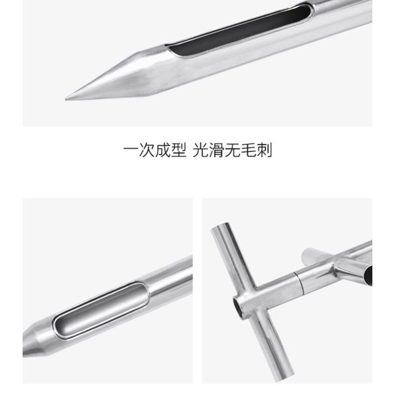 不锈钢双管分层粮食取样器水泥扦样釺探子商R砼粉煤灰玉米小麦