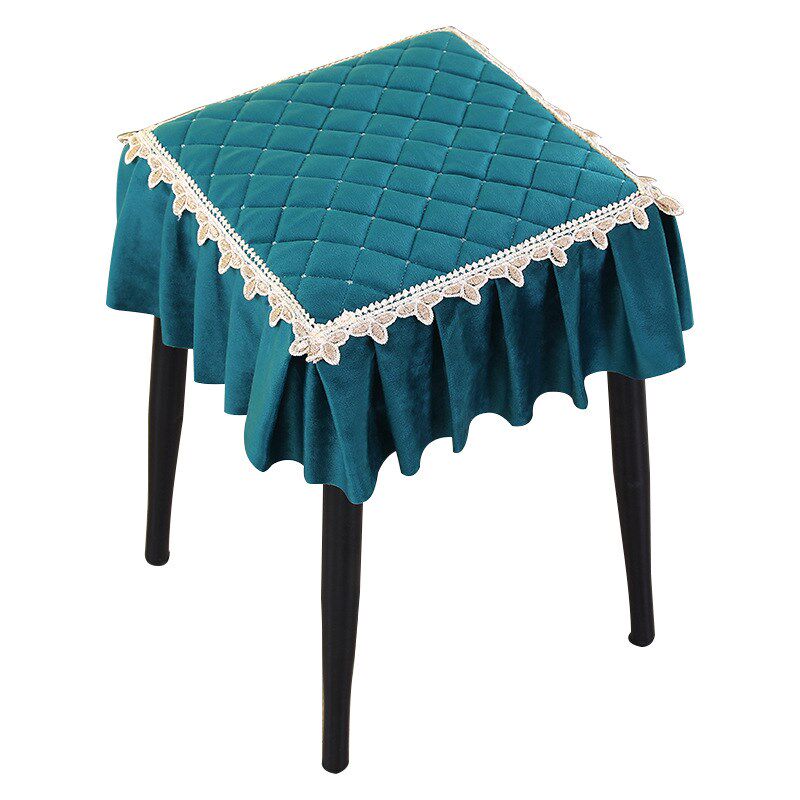JIH3凳子套罩长方形梳妆钢琴凳罩欧式板凳椅子垫子餐登小方凳坐垫