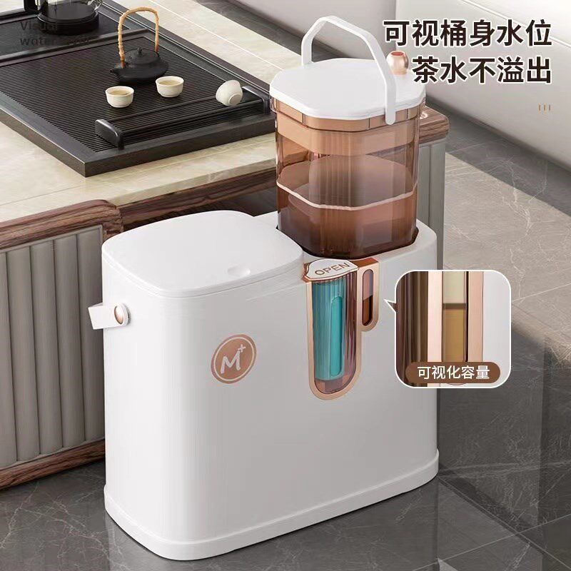 茶水分离水e桶客厅茶渣茶桶干湿家用茶具茶叶过滤茶水废水桶垃圾