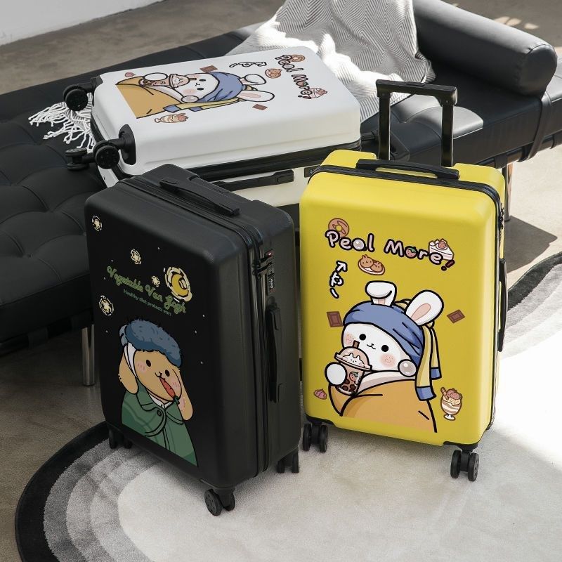 可爱动漫学生拉杆箱卡通登机箱子小清新旅行箱包韩版印花行李箱女