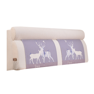 梦罗斓床头靠垫软包床头靠背x垫无床头板套罩大靠背榻榻米床上靠