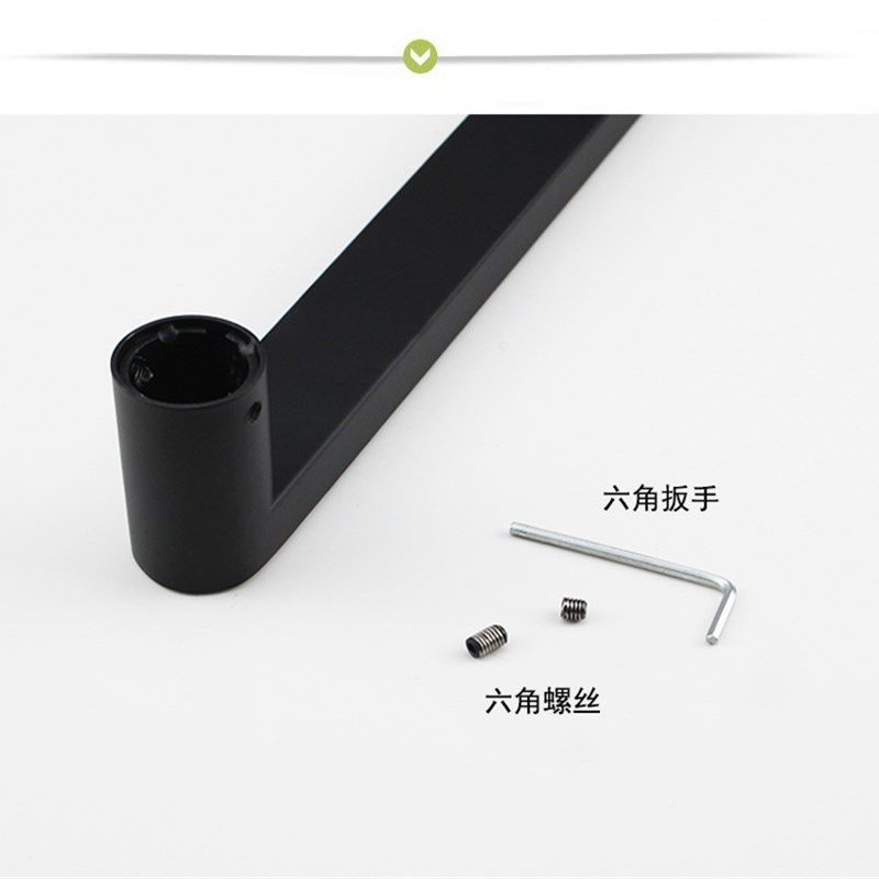 加厚亚黑色方管不锈钢对装拉手豪华欧式淋浴N房店铺玻璃门方形把