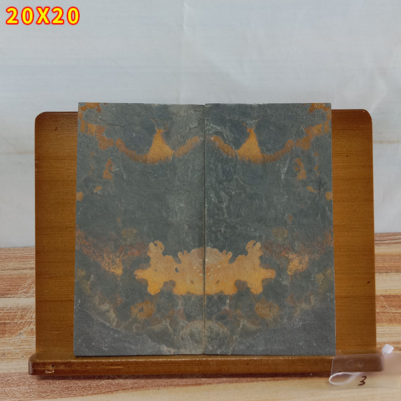 1天然石板画原石对板画草花石工艺品奇石观赏S石画面石家居摆件
