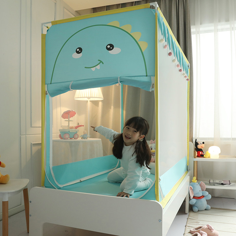 儿童床蚊帐蒙古包婴儿幼s儿园全底防摔宝宝拼接床小床男孩女孩公