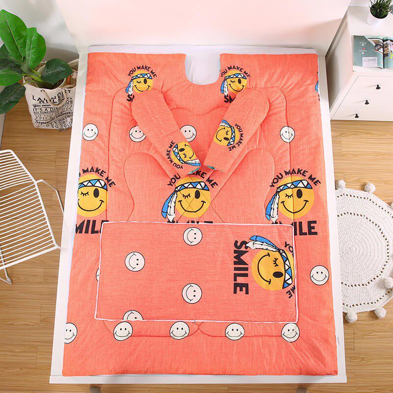 冬天多功能抱枕被可穿两用车载汽车可以穿L的懒人被子一体式带袖