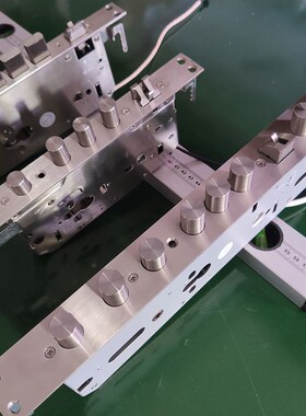 12V电磁离合支持门禁门铃6068防盗门不锈钢天地多锁点电子锁体